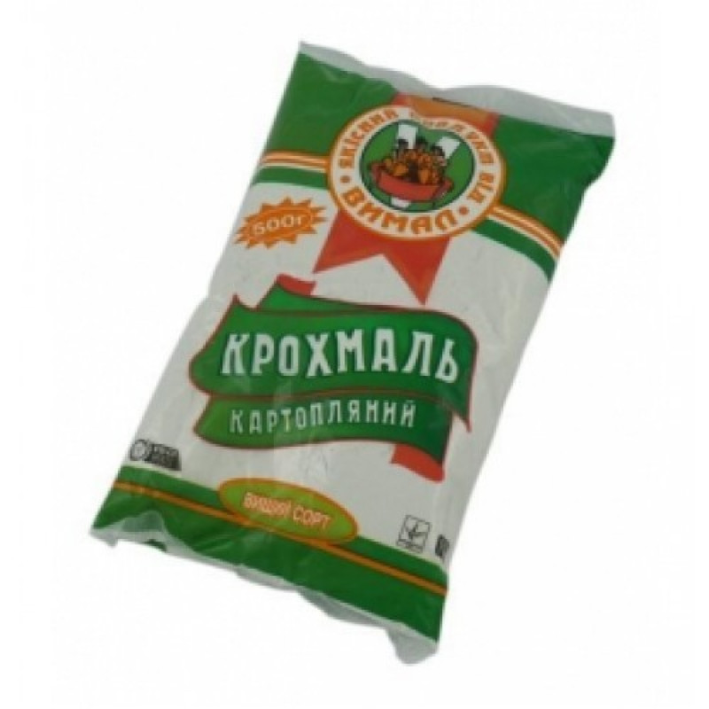 КРОХМАЛЬ КАРТОПЛЯНИЙ в/г 500г Вимал